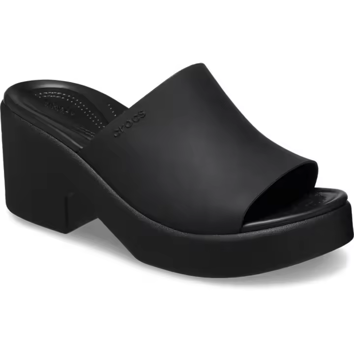 Crocs Sandalias Brooklyn Slide Heel Negro - 1
