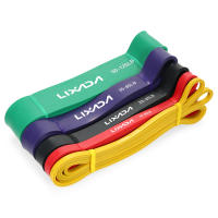 Lixada Set De 5 Bandas De Resistencia Para Ejercicio De Poder Y Estiramiento Con Bolsa De Transporte Adecuado Para Entrenamiento De Muslos Brazos Cintura Y Abdomen - details 12