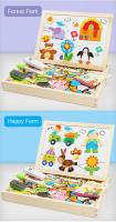 Rompecabezas De Madera Para Niños Y Niñas Juego De Dibujo Preescolar Para Niñas De 3-5 Años Regalo De Cumpleaños Montessori - details 7
