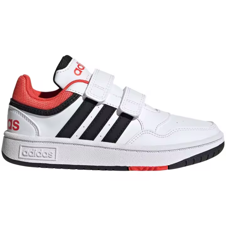 Zapatillas Adidas Hoops para niños unisex en color blanco - 1