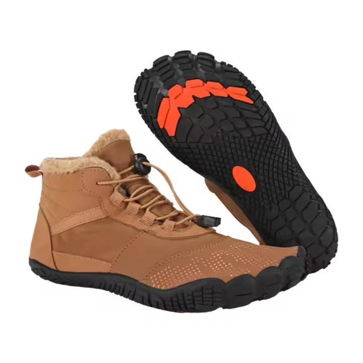 Botas De Invierno Para Hombres Y Mujeres Zapatos Casuales De Nieve Botas De Pies Calientes Para Exteriores Trabajo Zapatillas De Neopreno Cremallera Ajuste Tamaño 36-47 - 1