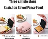 Tostadora Multifunción para Desayuno – Máquina de Sándwich y Pan Compacta, Doble Propósito para Tostar y Calentar, Fácil de Usar en el Hogar (Verde) - details 3