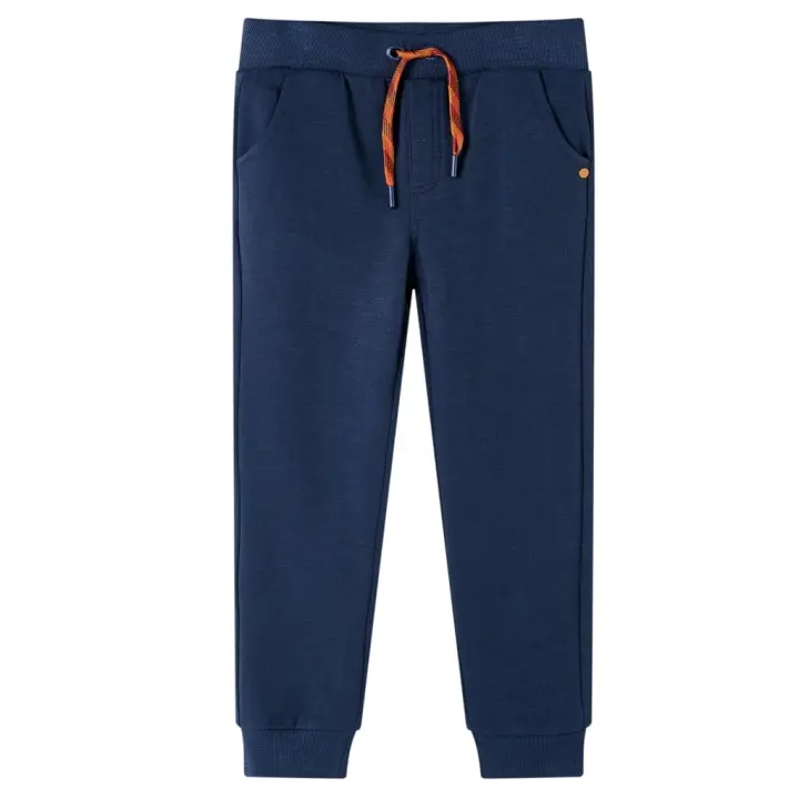 Pantalones de chándal infantiles Azul Marino mélange 92 - 1