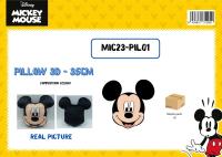 Cojín 3D con forma contorneada de peluche para niños de poliéster con forma de personaje - details 5