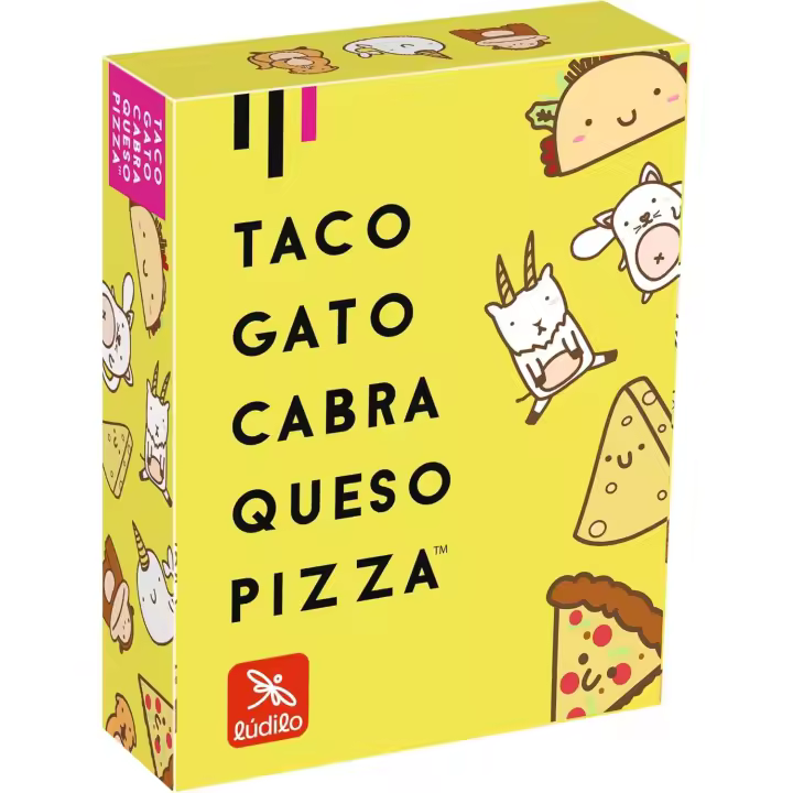 Ludilo - Taco Gato Cabra Queso Pizza,Juegos De Mesa Para Niños +8 Años - 1