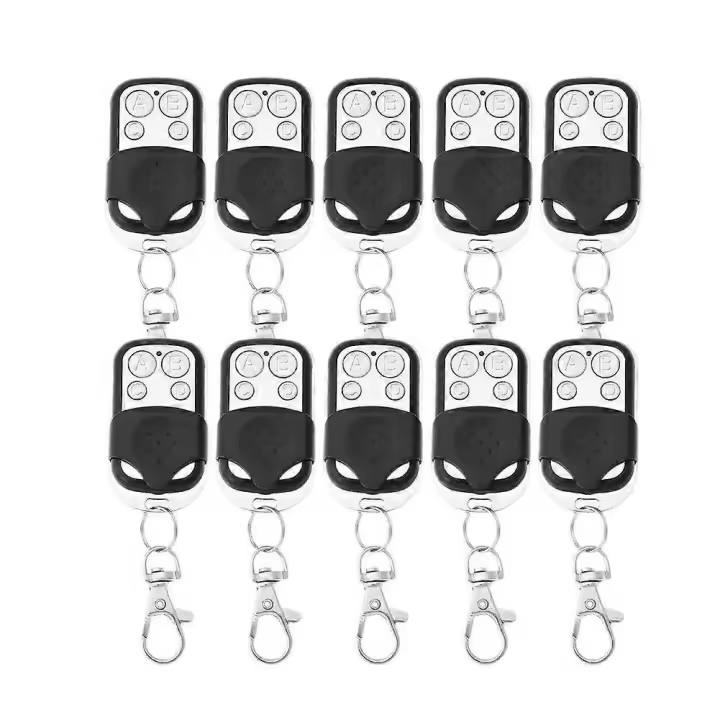 10 Pcs Garage Door Remote Control 433Mhz for Car Garage Door Gate Cloning Remote Control Key - 1