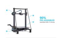 Impresora 3D Longer LK5 Pro 90% Pre-ensamblada Diseño Triangular 3Kits Chipsets TMC2208 Placa Base Silenciosa 300 x 300 x 400mm - details 4