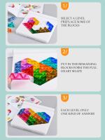 Juegos De Mesa Educativos Avanzados Para Niños Con Múltiples Formas Y Colores Juguete De Lógica Y Pensamiento Inteligente Regalos Para Niños - details 4