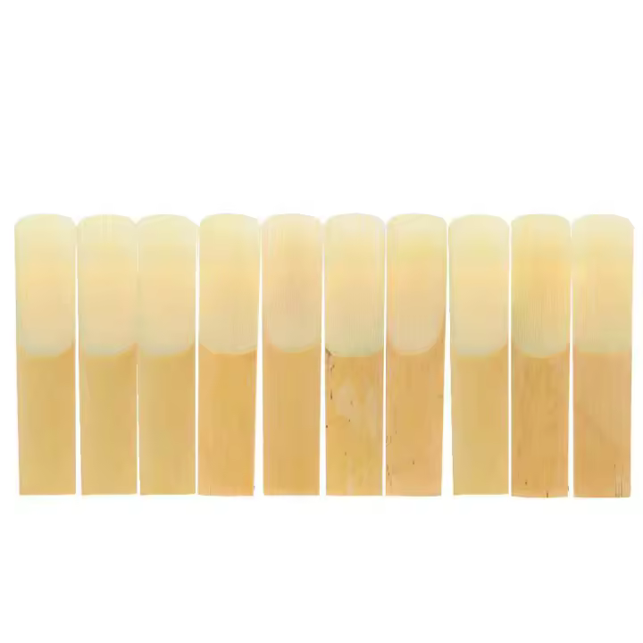 Ammoon 10-Pack Palomitas De Bambú Para Saxofón Alto Eb Accesorios De Música Resistencia 2.5/3.0 Piezas Para Instrumentos De Viento - 1