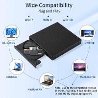 GGBEE Emulador De DVD Externo USB 3.0 Y Tipo-C Para Portátiles Y PC De Escritorio Reproductor De CD-RW Y DVD-ROM Portátil - details 1