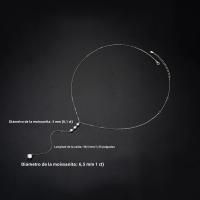 Collar De Moda Con Pendentivo Moissanite D1.30CT D-E VVS1 En Plata De Ley 925 Para Mujer Regalo Para Fiesta Cumpleaños - details 2