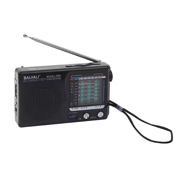 Radio Meteorológica De Emergencia Portátil Con Banda Completa SW AM FM Mini Radio Mano Latería Para Interior Y Exterior - 1