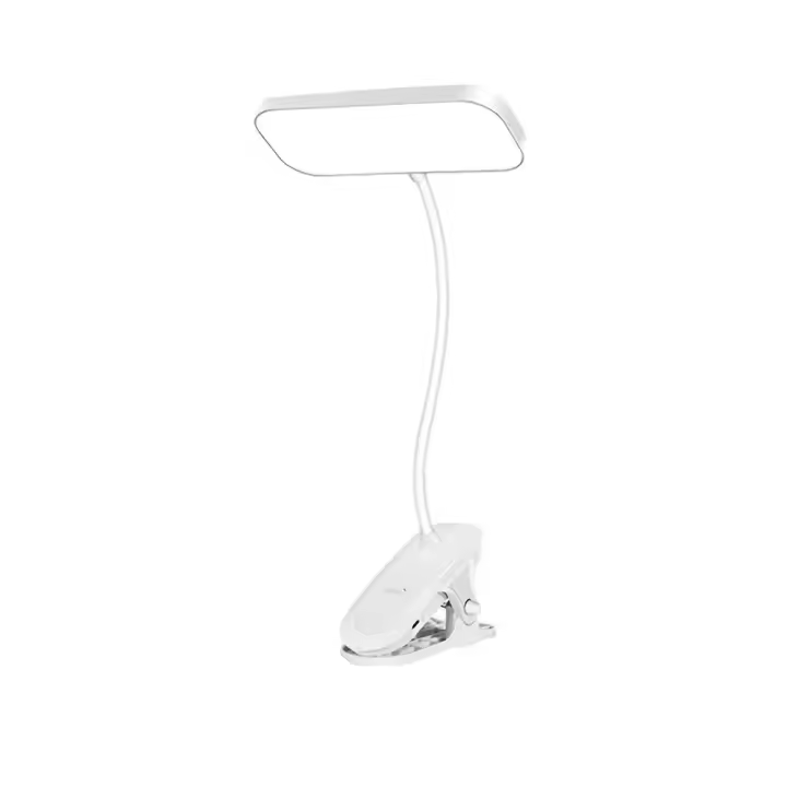 Lámpara De Mesa USB Recargable Luz Nocturna Lectura LED 3 Modos Dimming Protección Ocular Lámpara De Borde Para Cama Moderna - 1