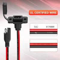 Conector Rápido SAE Harness Adaptador Macho a Hembra Cable De 1FT 12AWG Correa De Extensión SAE Para Componentes De Vehículos Eléctricos - details 6