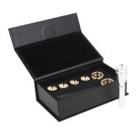 Meg Trumpet Mouthpiece Set No.7 Para Principiantes Y Profesionales Compatible Con Bach Tamaño 2C 3C 2B 3B Accesorios Musicales De Latón Dorado Y Plateado - details 7