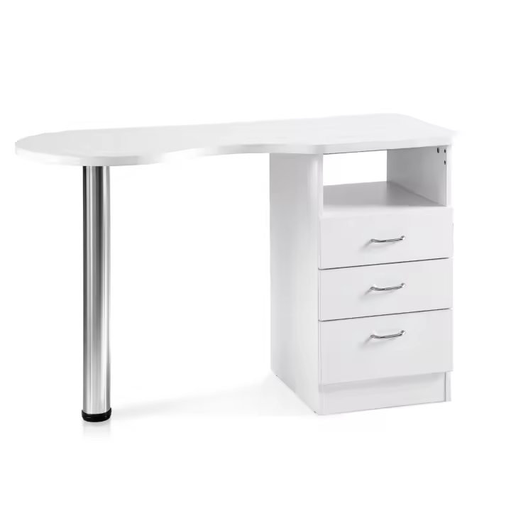 ZStyle Nails Reconstruction Table Nina, Manicure, Nail Art, Gel-Professional, With Drawers and Nails Aspirer-Study Table, Cetro, Beautician - 1