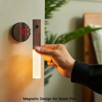 Lámpara De Armario LED Automática Con Sensor De Movimiento Magnética Y USB Recargable Tipo-C Luz Nocturna Para Garage Wardrobe - details 5