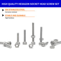 Juego De 150 Piezas De Tornillos Y Tornillos De Cabeza Hexagonal M3 Acero Inoxidable Para Pequeños Proyectos De Reparación DIY - details 1