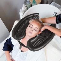Fregadero de pelo inflable portátil para ancianos, discapacitados, embarazadas, con una cama, en cama, discapacitados para lavar el cabello en la cama en casa (con bomba) - details 4