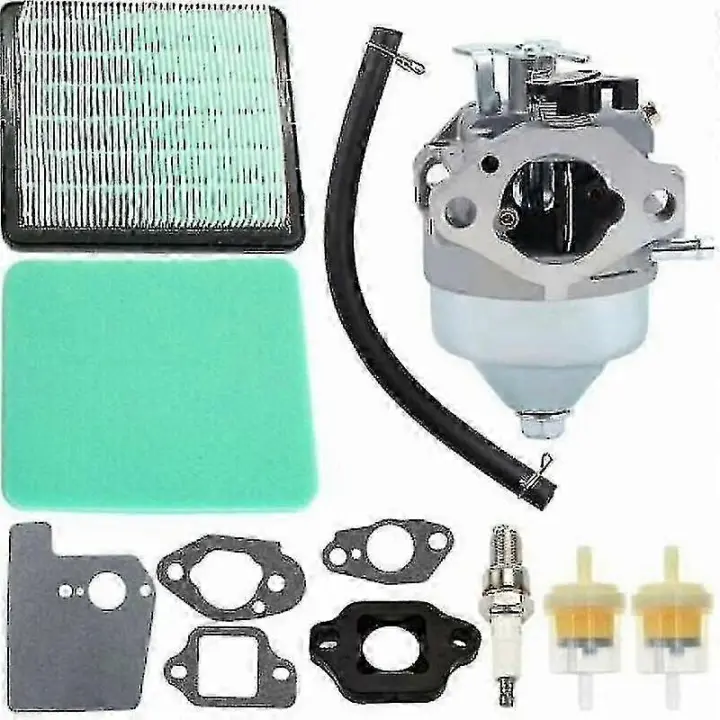 Gcv190 Kit de Carburador Para Honda Gc190 Gcv190a Gv190la Hrb217 Hrx217 Hrx217k1 Hrx217k2 Cortacésped Motores Reemplazar 6100-z0y-813 16100-z0y-812 16100-z0y- - 1