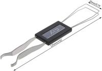 Keycap Pullers-Extractor mecánico de teclas, herramienta de fijación, extractor de teclas de teclado para teclado Mechnial, extractor de teclas para teclado (acero inoxidable) - details 0
