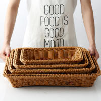 Cesta De Frutas Tejida a Mano De Imitación De Rattan Para Almacenamiento En Casa Y Cocina Tamaño round 20/25/30cm Caja De Almacenamiento Ecológica - details 9