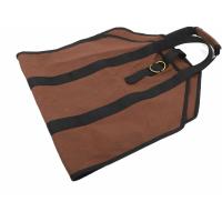Bolsa de transporte de leña para interiores, bolsa de transporte de leña, bolsa de transporte de lona, canasta de leña portátil para chimeneas, estufas de leña, troncos, camping, - details 2