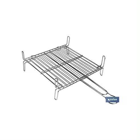 Cofan Parrilla Doble Zincado 40x40cm - Accesorios para Barbacoas - 1
