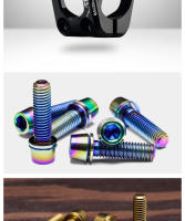 RYET Tornillo De Bicicleta MTB 31.8mm 35mm Para Bicicleta De Montaña Y Carretera Accesorios De Ciclismo 0 Grados Longitud 35mm XC AM - details 9