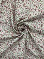 Tejidos Ortuño- Tela de Algodón Flores rosas, Tela Liberty para patchwork, prendas infantiles, decoración hogar ,manualidades, complementos,1m x  Ancho 1.50m - details 3