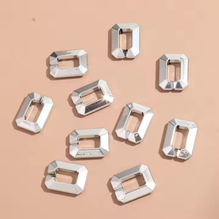 20pcs Cuentas De Acrylico Metálico Para Hacer Pulseras Collares Y Aretes Colorido Ovalado 21x28mm Accesorios De Joyería DIY - 1