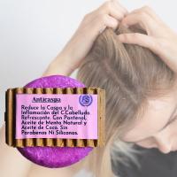 Champú Sólido Anticaspa. Pumarshop Cinnia Natura. Sin Parabenos Ni Siliconas. Apto Veganos. Elimina el Picor y Regula la Caspa. Brillo y Volumen. - details 0