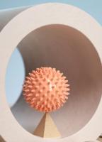 Bola De Masaje De Fascia 6cm Para Relajación Muscular Yoga Fitness Massaje De Hombros Cuello Piernas Y Pies Material PVC - details 2