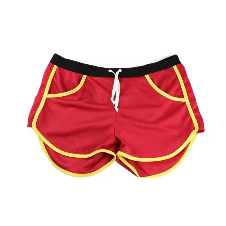 Traje De Baño Para Hombre Estilo Boxer Corto De Natación Y Surf Monocolor Talla Verdadera Material Poliéster Y Nylon - 1