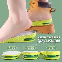 Plantillas para aumentar la altura de 1,5/2,5/3 cm con amortiguación de aire y absorción de impactos, suaves y transpirables para hombres y mujeres. - details 0
