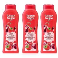 TULIPAN NEGRO Gel de baño Fresa y Cereza botella 650 ml - 6 Unidades Briseis S.A. - details 2