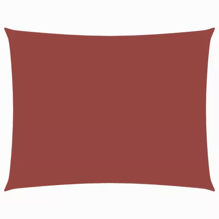 Toldo de Vela lona rectangular Oxford terracota 3x5m - 1