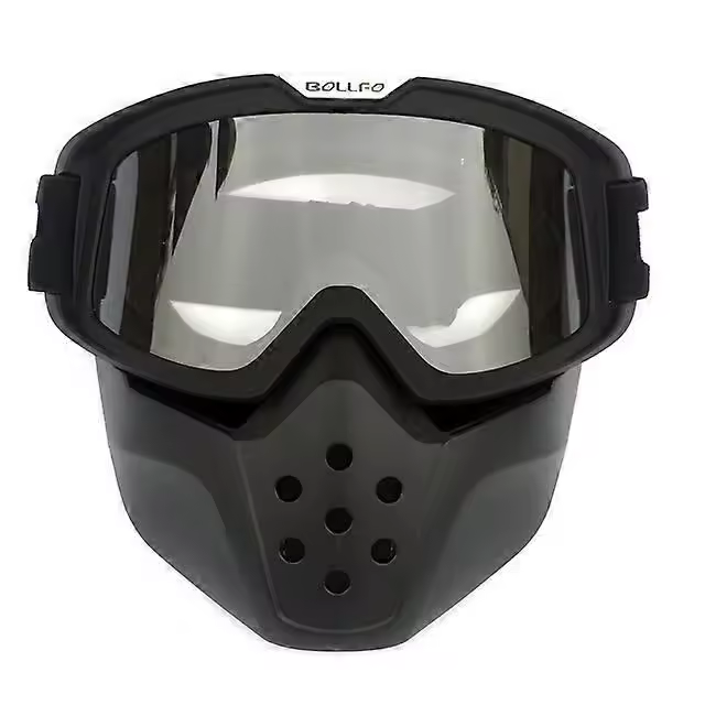 Windproof Shark Motorcycle Goggles Glasses Retro Motocross Motorbike Goggles Open Face Helmet For Shark Helmet Moto Oculos Glass - 1