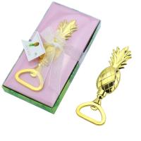 Pack de 6 a 36 unidades de abridor de botellas, Acero inoxidable, Diseño de piña, color dorado, Caja presentación, Detalles de comunión para los invitados, Detalles para bodas invitados, Abridor de cervezas, Detales invitados bautizo, Regalantes.com - details 0