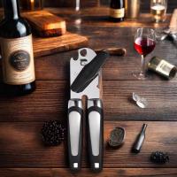 Aguja De Botella Y Abrepuertas Manual De Acero Inoxidable Resistente Con Mango Ergonómico Para Cocina Seguridad Borde Suave Corte Durabilidad - details 2
