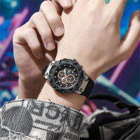 Reloj Deportivo De Cuarzo Para Hombre Con Pantalla Grande De Silicona Resistente Al Choque Reloj De Pulsera Casual Moda - details 4