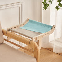 Cama De Gato En Ventana De Madera Sólida Resistente Cuatro Estaciones Colgante Para Jardín Hogar Juguete Para Mascotas - details 2