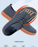 Zapatillas De Caminar Minimalistas Para Hombres Y Mujeres Con Dedos Anchos Respirables Cero Bajada De Talón Suela De Goma Malla Transpirable Zapatos De Verano - details 1