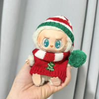 Muñeca De Peluche Miniatura Labubu I Y II 17cm Ropa De Muñeca Coreana Kpop Exo Accesorios DIY Vestido Rosa Regalo Estilo Nuevo - details 1