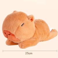 Juguete De Peluche Capibara Anime Simulación De Capybara Lindo Con Anillo De Mano Animal Muñeco Relleno De Algodón PP Para Adultos Y Adolescentes - details 7