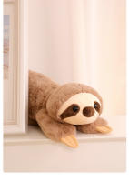 Almohada De Peluche Suave De 45-70cm En Forma De Animal Lười Gato Zorro Cocodrilo Regalo De Cumpleaños Para Niño Y Niña Rellena Con Poliéster - details 17