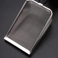 Herramienta De Limpieza Para Mascotas Cuchara De Acero Inoxidable Para Excremento Red De Arena Para Gatos Y Reptiles Cuchara De Feces Mesh Screen - details 3