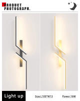 Lámpara De Pared LED Moderna 13W-18W Luz Para Dormitorio Y Sala De Estar Iluminación Interior Doméstica Con Sombrilla Aluminio Ajustable - details 9