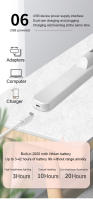 Lámpara De Escritorio Recargable USB Con Imán Magnético Luz De Noche LED Para Armario Armario Moderno Sin Luces Excedentes - details 14