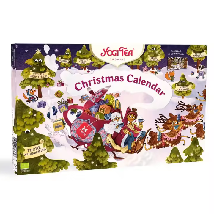 Calendario Adviento Yogi Tea - 24 Bolsas de Té de Hierbas - 1
